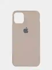 Бежевый apple iPhone 11 Pro Max чехол силиконовый с логотипом