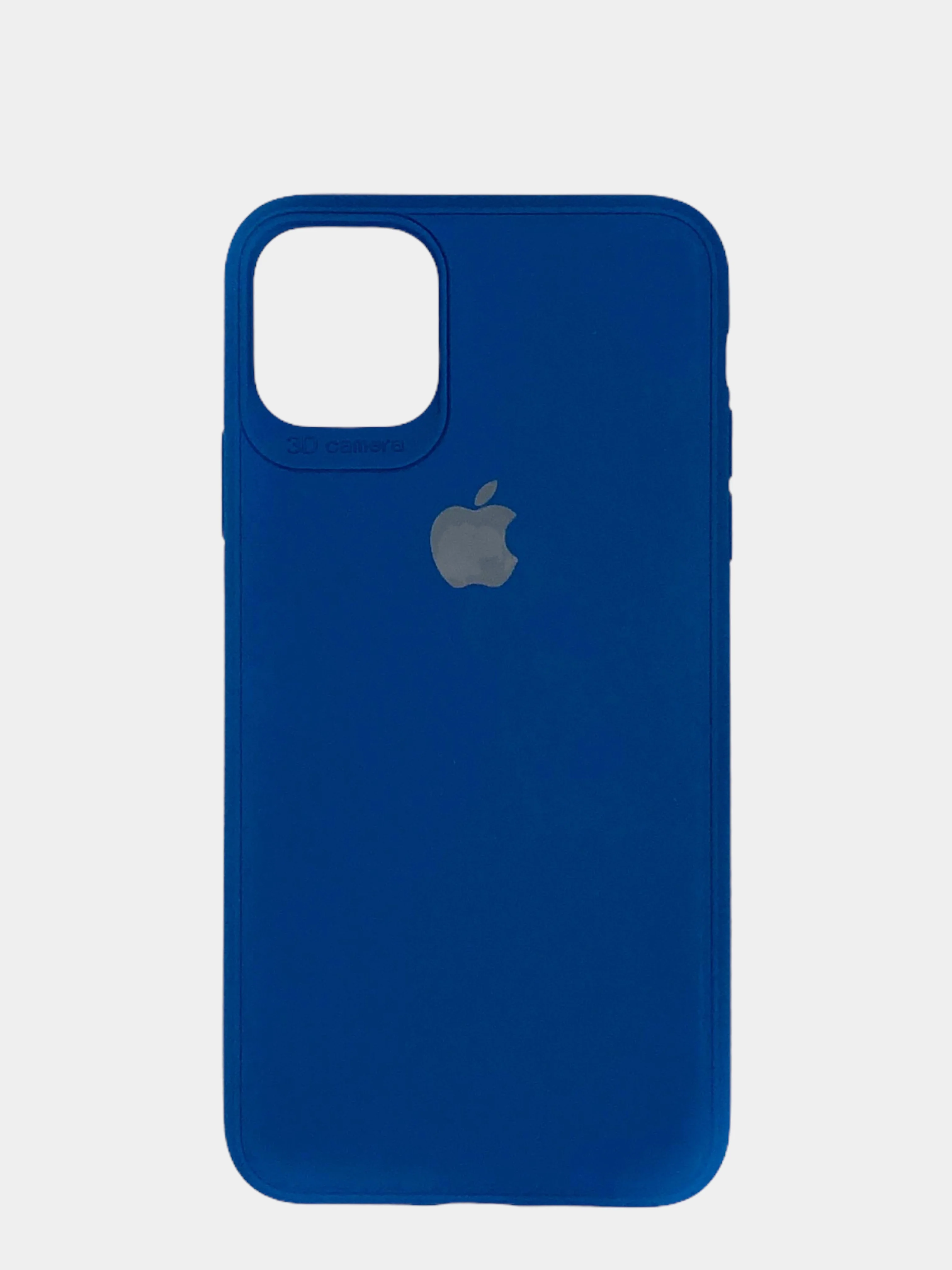 Темно-синий apple iPhone 11 Pro Max чехол силиконовый с логотипом