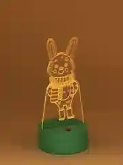 Серебряный светильник ночник светодиодный LED