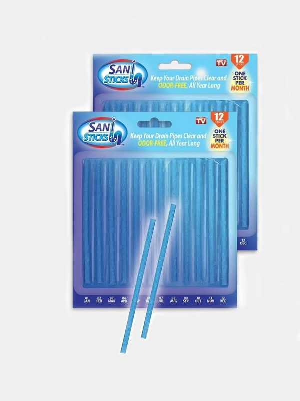 Палочки для обеззараживания, очистки и прочистки водосточных труб Sani Sticks