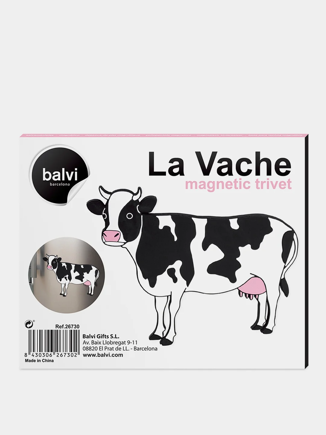Подставка под горячее магнитная Balvi "La Vache"