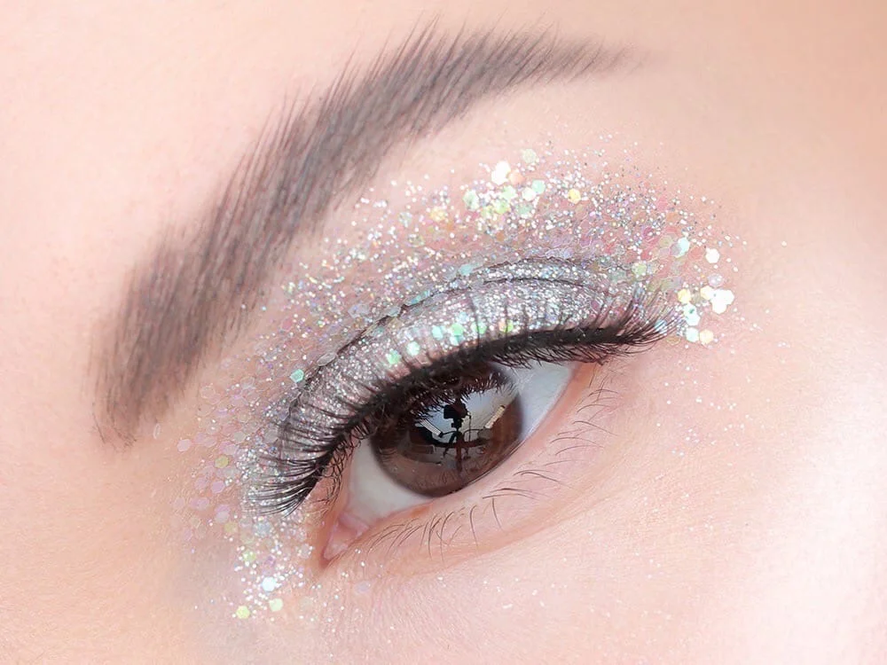 Лавандовый глиттер Mels cosmetisc
