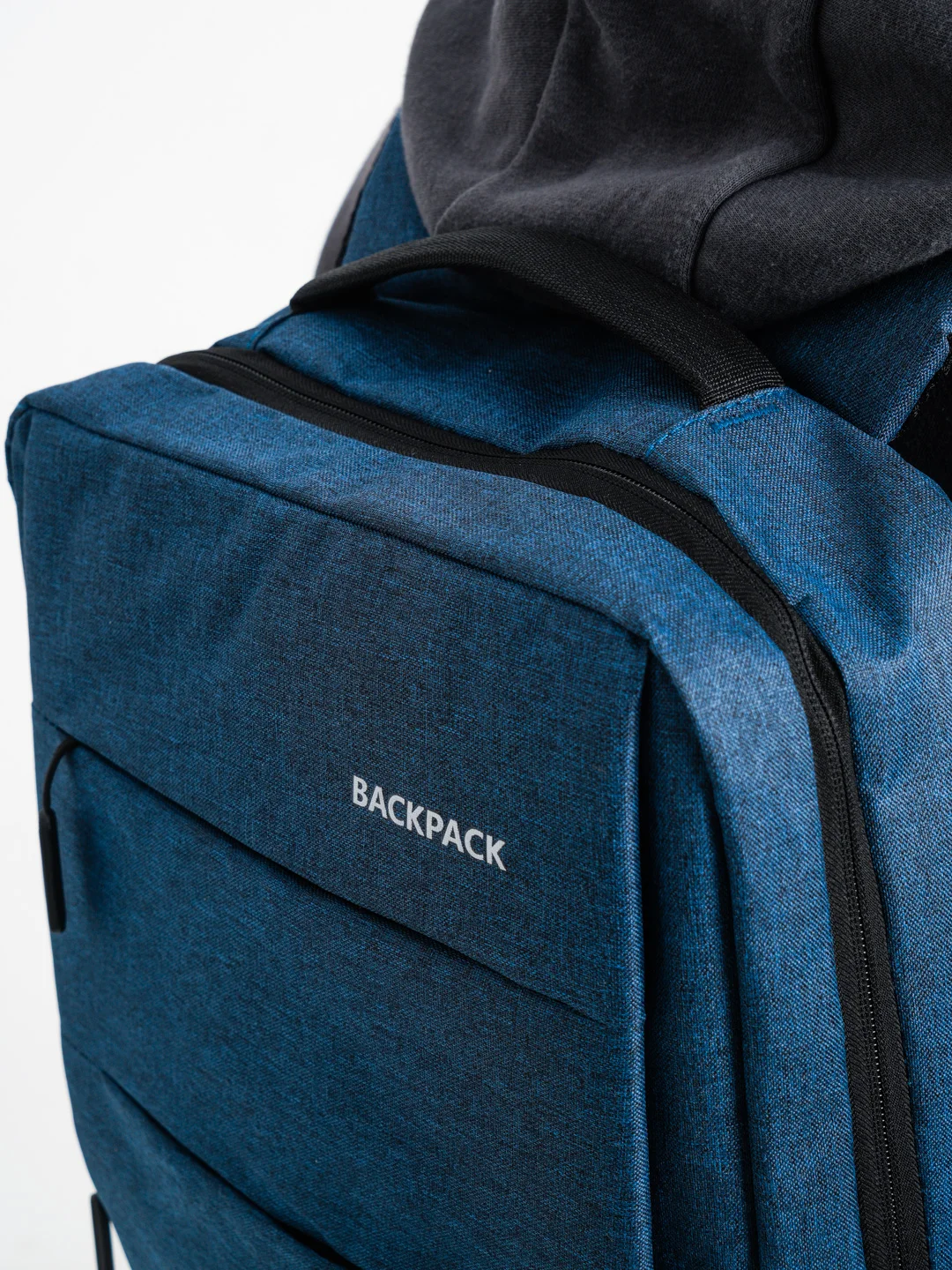 Красный рюкзак "BackPack" унисекс, повседневный прочный городской для ноутбука синий 15"6, 19,5л