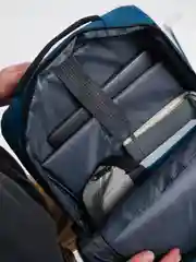 Красный рюкзак "BackPack" унисекс, повседневный прочный городской для ноутбука синий 15"6, 19,5л