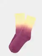 Фуксия носки с принтом "Gradient" pkt