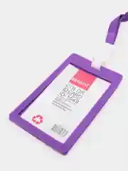 Фиолетовый бейдж вертикальный
