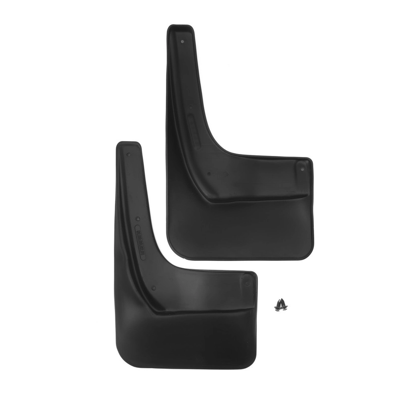 Брызговики задние VW Polo 2010-05/2015, сед.(optimum) в пакете / Фольксваген Поло