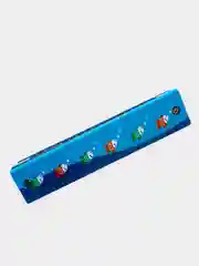Темно-синий гармошка губная, деревянная игрушка