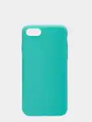 Бирюзовый чехол для iPhone 7 / 8 / SE 2020, силиконовый, матовый, однотонный