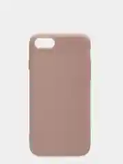 Бежевый чехол для iPhone 7 / 8 / SE 2020, силиконовый, матовый, однотонный