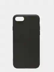 Черный чехол для iPhone 7 / 8 / SE 2020, силиконовый, матовый, однотонный