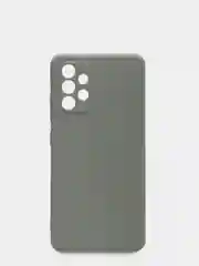 Серый чехол для Samsung Galaxy A32 (4G) силиконовый матовый однотонный