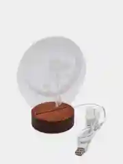 Серебряный светильник ночник светодиодный LED