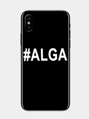 Наклейка на телефон "#АЛГА - #ALGA" 5х1см