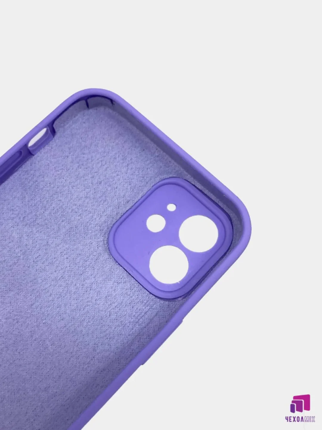 Багровый чехол Silicon Case iPhone 11/12/12PRO MAX с защитой камеры с бархатной подкладкой БЕЗ LOGO