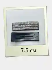 Черный заколка со стразами