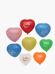 Шары сердце "Eid Mubarak"