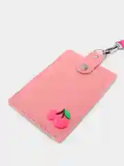 Коралловый бейдж вертикальный