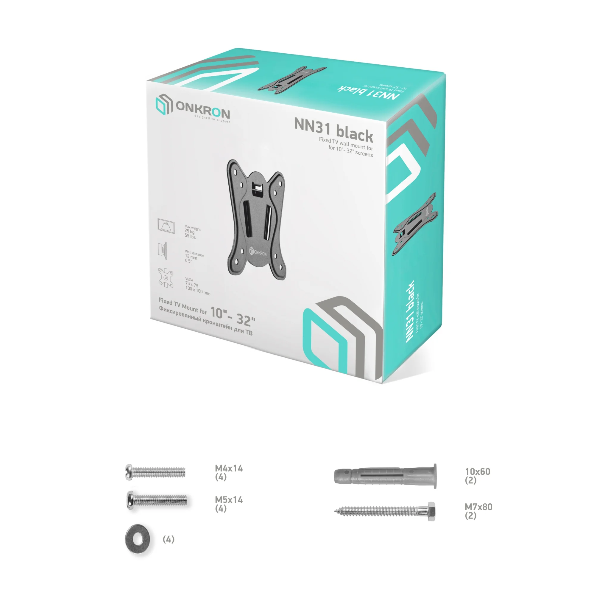 Кронштейн ONKRON NN31 для телевизора 10"-32"