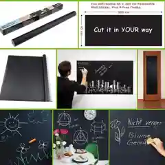 Самоклеящаяся бумага для письма, мелки в комплекте