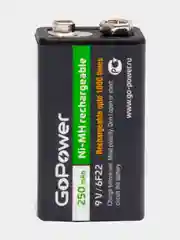 GoPower Аккумулятор Ni-MH Крона 9В