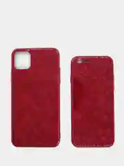 Багровый чехол для iPhone (Айфон) 11 силиконовый, синий