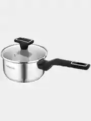 Ковш с крышкой Vensal Velours noir VS1500 из нержавеющей стали 1,6л (16см)