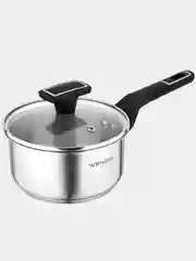 Ковш с крышкой Vensal Velours noir VS1500 из нержавеющей стали 1,6л (16см)