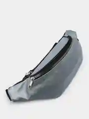 Серый сумка поясная