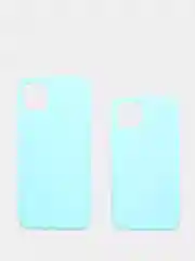 Голубой чехол для iPhone (Айфон) 11 силиконовый, синий
