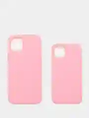 Розовый чехол для iPhone (Айфон) 11 силиконовый, синий