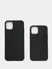 Коричневый чехол для iPhone (Айфон) 11 силиконовый, синий