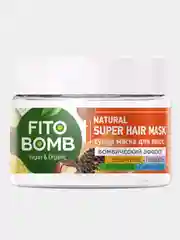 Супер маска для волос Увлажнение +Гладкость +Укрепление +Сияние цвета  fito косметик,250мл