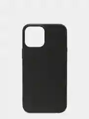 Черный чехол силиконовый для iPhone 12 Pro Max, матовый, однотонный