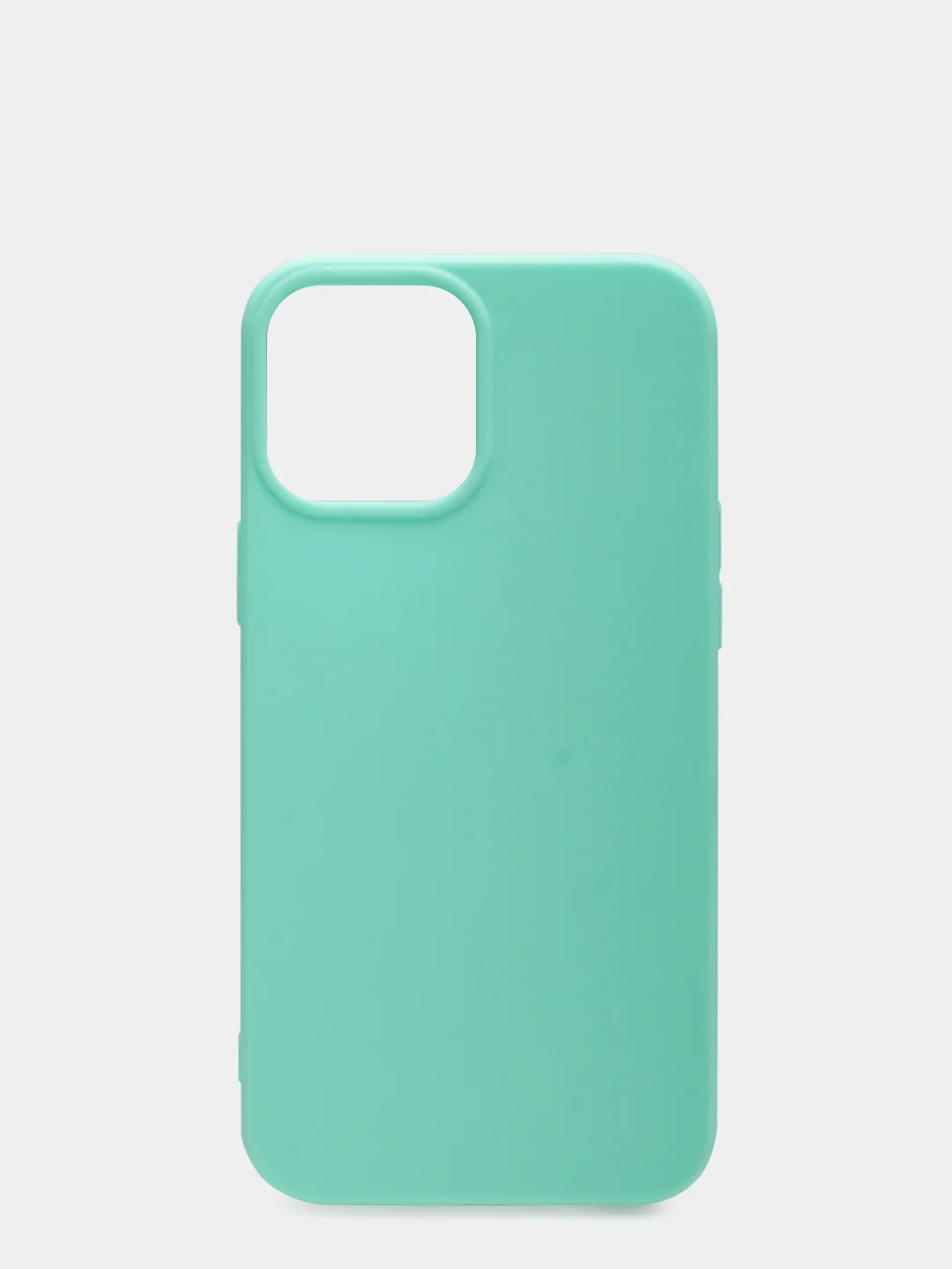 Бирюзовый чехол силиконовый для iPhone 12 Pro Max, матовый, однотонный