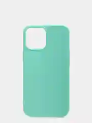 Бирюзовый чехол силиконовый для iPhone 12 Pro Max, матовый, однотонный