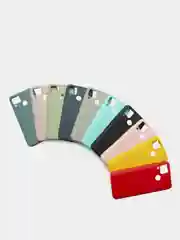 Чехол для Realme C12/C15 силиконовый матовый однотонный