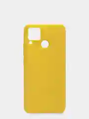 Желтый чехол для Realme C12/C15 силиконовый матовый однотонный
