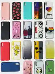 Чехол для Samsung Galaxy A01, M01 в ассорт карта, с картинкой / рисунком