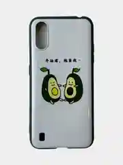 Чехол для Samsung Galaxy A01, M01 в ассорт карта, с картинкой / рисунком