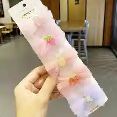 Конфетный заколки " Бантики для волос с декором