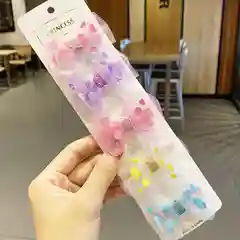 Коралловый заколки " Бантики для волос с декором