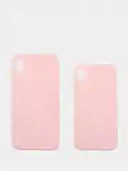 Оранжевый чехол для iPhone (Айфон) 11 силиконовый, синий