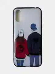 Коралловый чехол для Samsung Galaxy A01, M01 в ассорт карта, с картинкой / рисунком