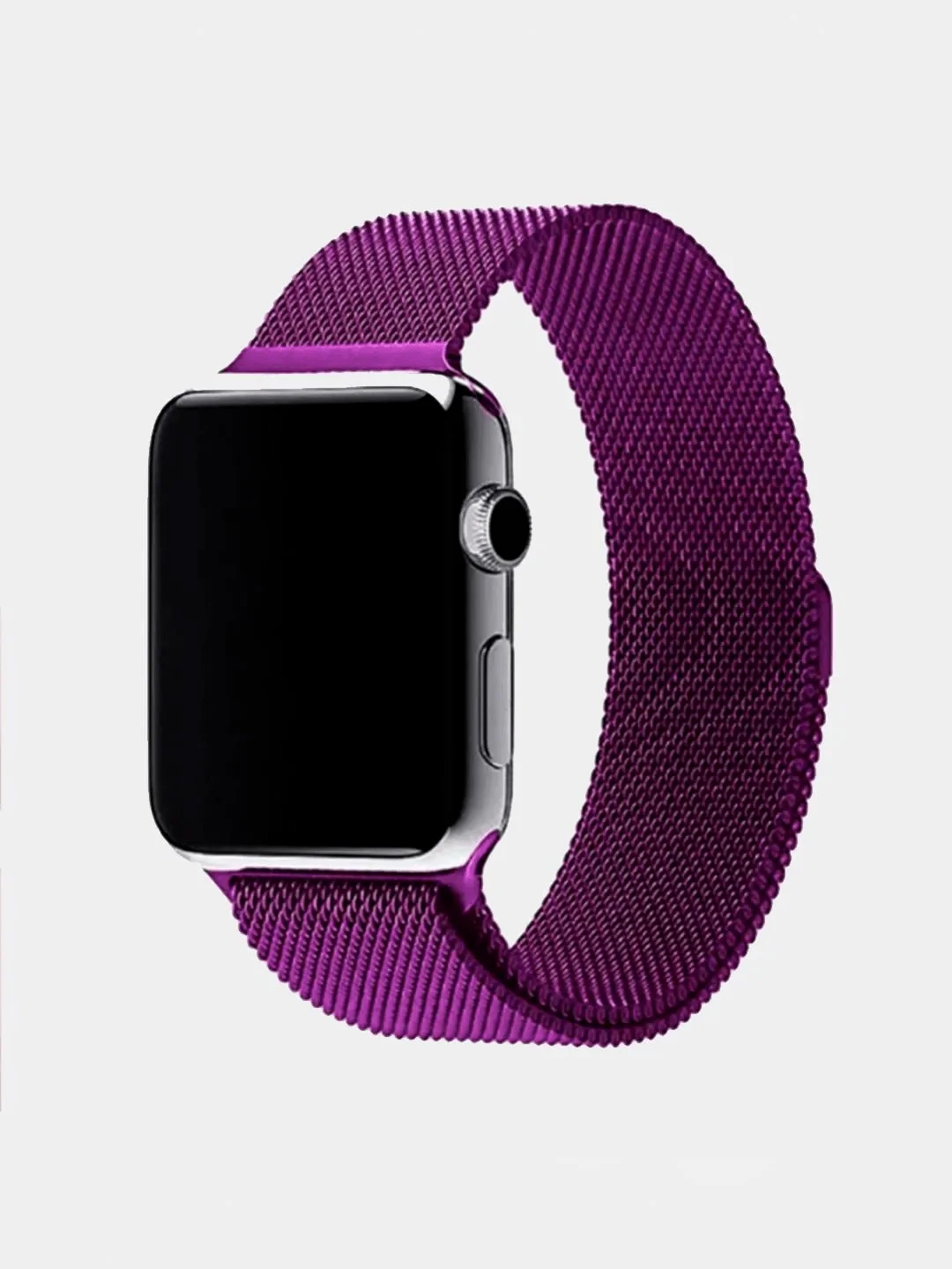 Фиолетовый ремешок Миланская петля Apple Watch 1, 2, 3, 4, 5, 6, SE, 7,  38, 40, 41, 42, 44, 45 мм