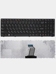 Клавиатура Lenovo Z560 Z565 G570 черная с рамкой