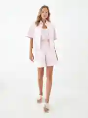 Рубашка женская Zarina из экокожи