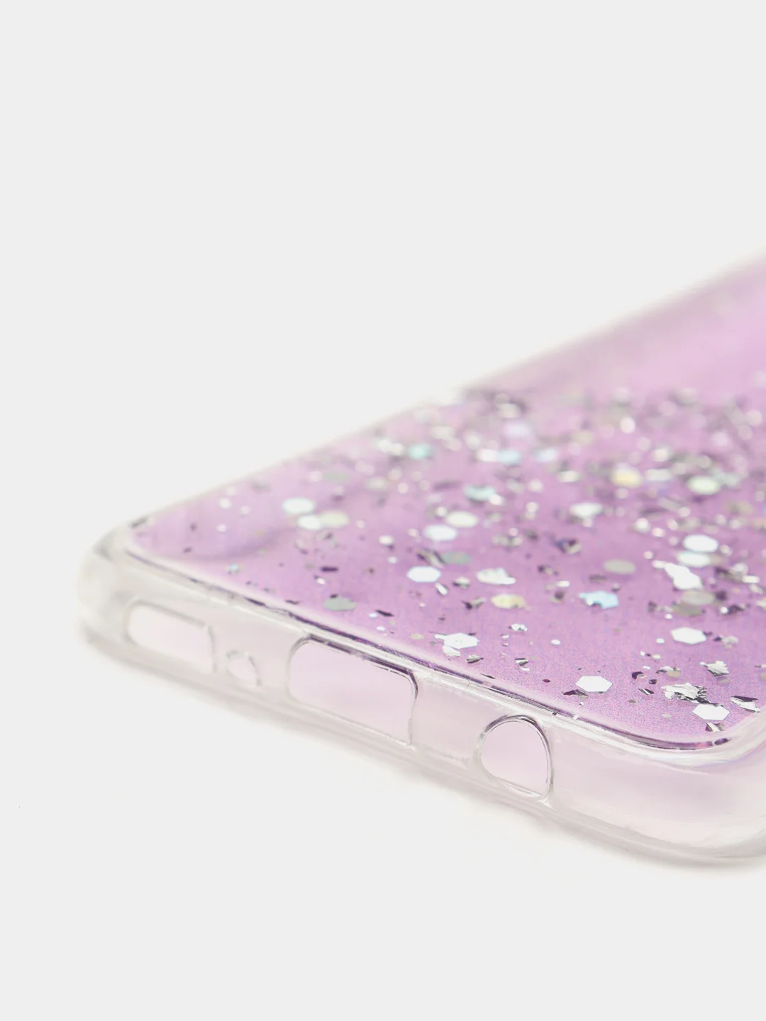 Чехол Samsung Galaxy S20 с блестками силиконовый