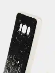 Чехол Samsung Galaxy S20 с блестками силиконовый