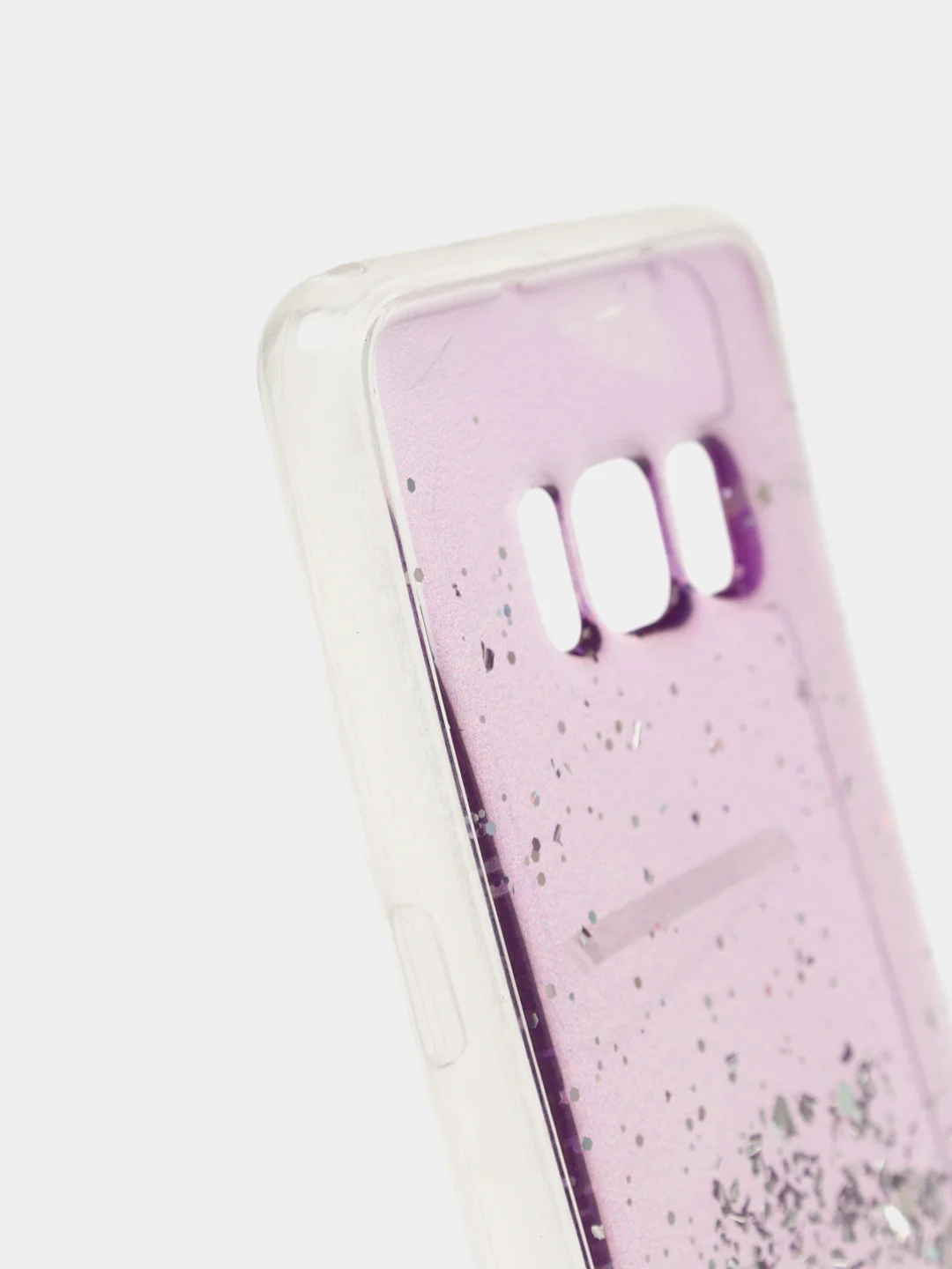 Чехол Samsung Galaxy S20 с блестками силиконовый